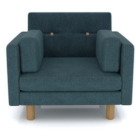 Кресло Ингвар Velvet Ocean, КОД:АНД157456, images №1, magsale.ru