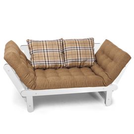 Кушетка Сламбер Scottish Белая эмаль Beige, КОД:АНД19184, images №1, magsale.ru