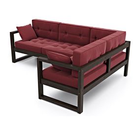 Диван Астер Угловой Velvet Венге Red, КОД:АНД2246978890, images №1, magsale.ru