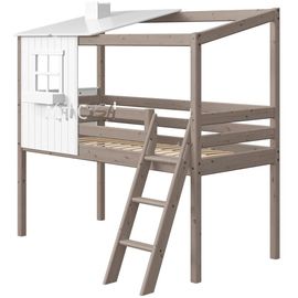 Кровать чердак из массива Альберто, КОД:MS4378, images №1, magsale.ru