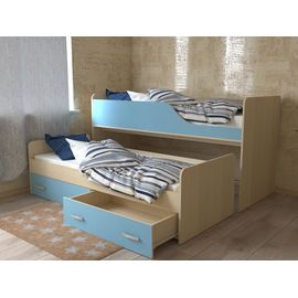 Двухъярусная раздвижная кровать Дуэт-2, КОД:SL401, images №1, magsale.ru