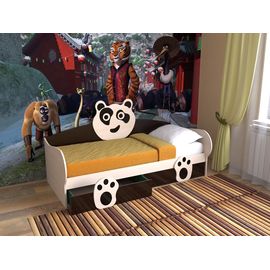 Детская кровать с ящиками Панда, КОД:SL500, images №1, magsale.ru