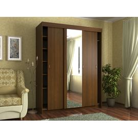 Шкаф-купе 1650 СМ с зеркалом, КОД:SL193, images №1, magsale.ru