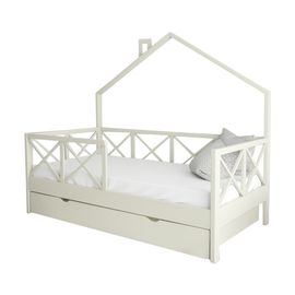 Кровать из массива сосны Домик Детства №53, КОД:DD353, images №1, magsale.ru