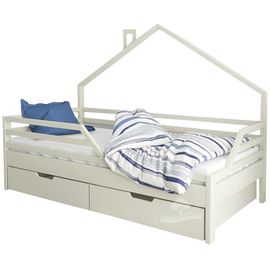 Кровать из массива сосны Домик Детства №61, КОД:DD361, images №1, magsale.ru