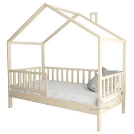 Кровать из массива сосны Домик Детства №67, КОД:DD367, images №1, magsale.ru