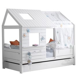 Раздвижная кровать домик из массива сосны №73 Утро-2, КОД:DD373, images №1, magsale.ru