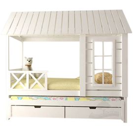 Раздвижная кровать из массива сосны Домик Детства №75, КОД:DD375, images №1, magsale.ru