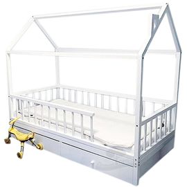 Кровать из массива сосны Домик Детства №94, КОД:DD394, images №1, magsale.ru