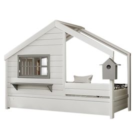 Детская кровать домик из массива сосны №59 Лайк, КОД:VTS3171, images №1, magsale.ru