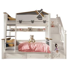 Двухъярусная кровать из сосны Эйр, КОД:MSK017, images №1, magsale.ru