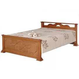 Кровать из массива сосны Лотос-В, КОД:VMK742, images №1, magsale.ru