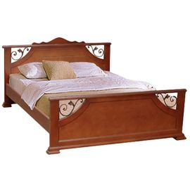 Кровать из массива сосны Ричард ковка, КОД:VMK757, images №1, magsale.ru
