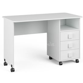 Письменный стол Легенда Л-03 белый, КОД:LG1021, images №1, magsale.ru