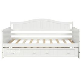 Детская тахта с выдвижной кроватью из массива сосны Даная-3, КОД:MSP020, images №1, magsale.ru