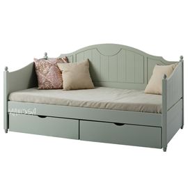 Детская кровать-тахта из массива сосны с ящиками Мелания, КОД:MSP051, images №1, magsale.ru