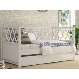 Кровать-тахта раздвижная из массива сосны Октавия, КОД:MSP056, images №1, magsale.ru