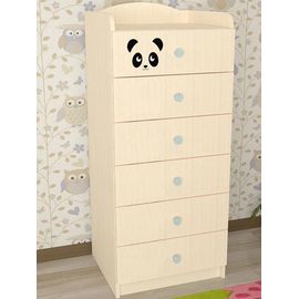 Детский высокий комод Панда, КОД:SL501, images №1, magsale.ru