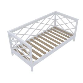 Кровать-тахта из массива сосны Синема, КОД:MSP059, images №1, magsale.ru