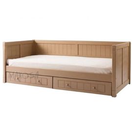 Детская кровать-тахта из массива сосны с ящиками Стефания, КОД:MSP064, images №1, magsale.ru