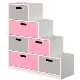 Лестница-комод из массива сосны Бенгалия, КОД:MSP101, images №1, magsale.ru