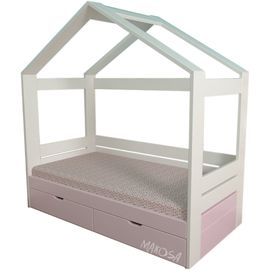 Детская кровать-домик из массива Нордис, КОД:MSP092, images №1, magsale.ru