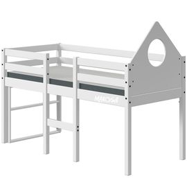 Кровать-чердак из массива сосны Тополино, КОД:MSP121, images №1, magsale.ru