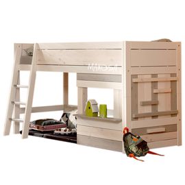 Кровать-чердак из массива сосны Уно, КОД:MSP122, images №1, magsale.ru