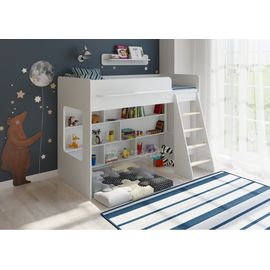 Кровать-чердак Легенда-26.1 белая, КОД:LG171, images №1, magsale.ru