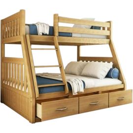 Двухъярусная кровать из массива дерева Эфес, КОД:MS605, images №1, magsale.ru