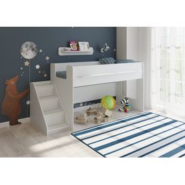 Кровать чердак Легенда-23.2 белая, КОД:LG164, images №1, magsale.ru