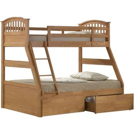 Двухъярусная кровать из массива дерева Полли, КОД:MS608, images №1, magsale.ru