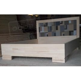 Кровать с мягким изголовьем Бремен 160х200 сосна натуральная, КОД:, images №1, magsale.ru