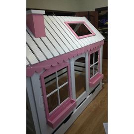 Выдвижная кровать Домик Детства №9 80х170 белый+4003, КОД:, images №1, magsale.ru