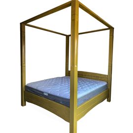 Кровать с балдахином из массива Эллада, КОД:MS635, images №1, magsale.ru