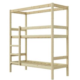 Двухъярусная кровать с каркасом для балдахина Бонжур, КОД:GM34567, images №1, magsale.ru