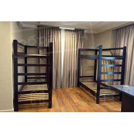 Двухъярусная кровать из массива Беринг 80х200 венге, КОД:, images №1, magsale.ru