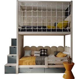 Двухъярусная кровать с балдахином и сеткой Бильбао-2, КОД:MS647, images №1, magsale.ru