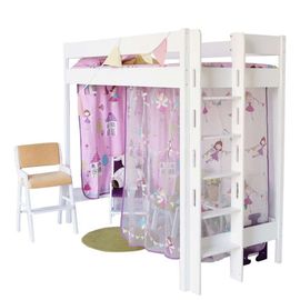 Кровать-чердак из массива Егорка, КОД:VMK490, images №1, magsale.ru