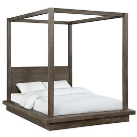 Кровать с балдахином из массива дерева Лея, КОД:MS643, images №1, magsale.ru