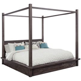 Кровать с балдахином из массива дерева Новелла, КОД:MS645, images №1, magsale.ru