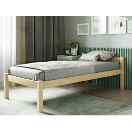 Односпальная кровать из массива Троя-1 (Т1), КОД:GM3463, images №1, magsale.ru