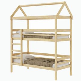 Двухъярусная кровать из массива сосны Бэби-Хаус, КОД:GM3479, images №1, magsale.ru