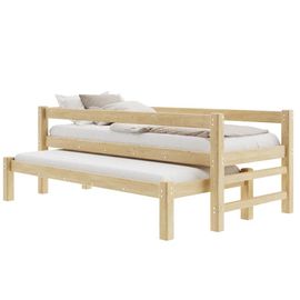 Раздвижная кровать 2-в-1 из массива сосны Виго, КОД:GM7133, images №1, magsale.ru