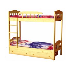 Двухъярусная кровать из массива сосны Милена, КОД:VMK319, images №1, magsale.ru