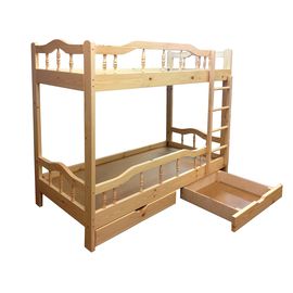 Двухъярусная кровать из массива сосны Джерри, КОД:VMK309, images №1, magsale.ru