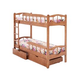 Двухъярусная кровать из массива сосны Ника, КОД:VMK314, images №1, magsale.ru