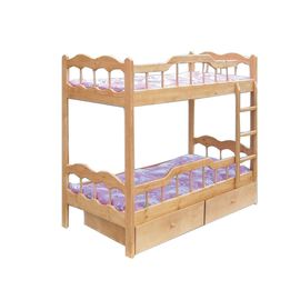 Двухъярусная кровать из массива дерева Фортуна, КОД:VMK312, images №1, magsale.ru