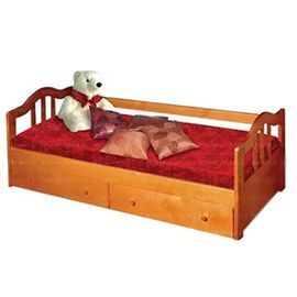 Детская кровать-тахта с ящиками из сосны Диана-2, КОД:VMK360, images №1, magsale.ru