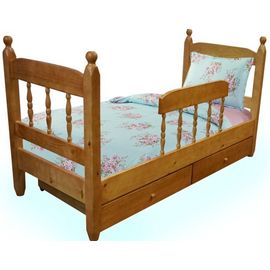 Детская кровать с ящиками из массива Кузя-1, КОД:VMK330, images №1, magsale.ru